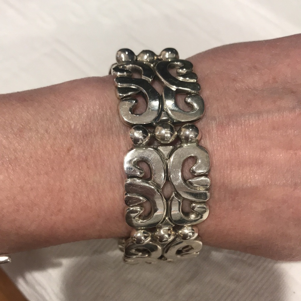 *Price Firm* Mexican Sterling Silver 925 Bracelet with Safety Clasp